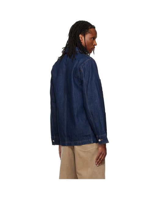 A.P.C. Blue Perec Denim Jacket for men