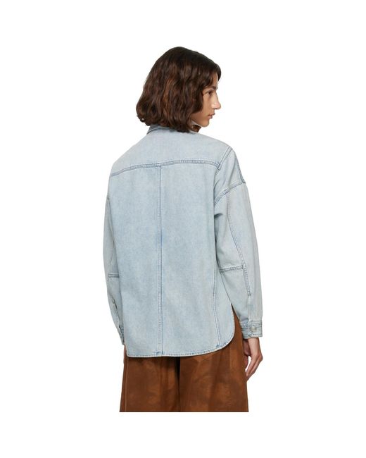 Isabel Marant Blue Imana Denim Jacket