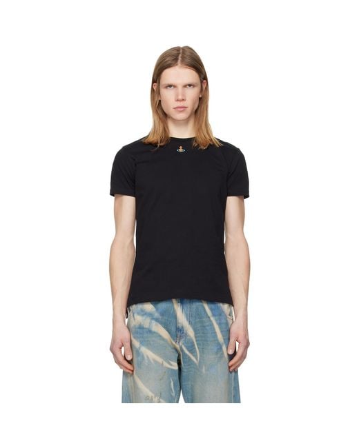 Vivienne Westwood Black Orb Peru T-Shirt for men
