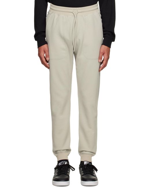 Reigning Champ White Slim Fit Sweatpants for men