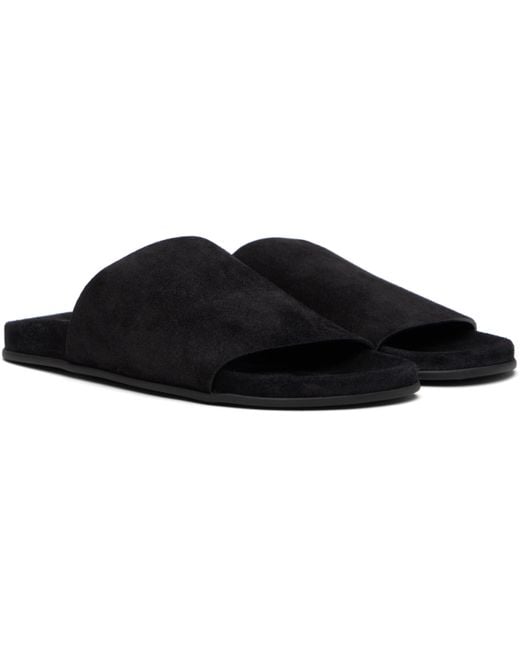 The Row Black Hugh Slides
