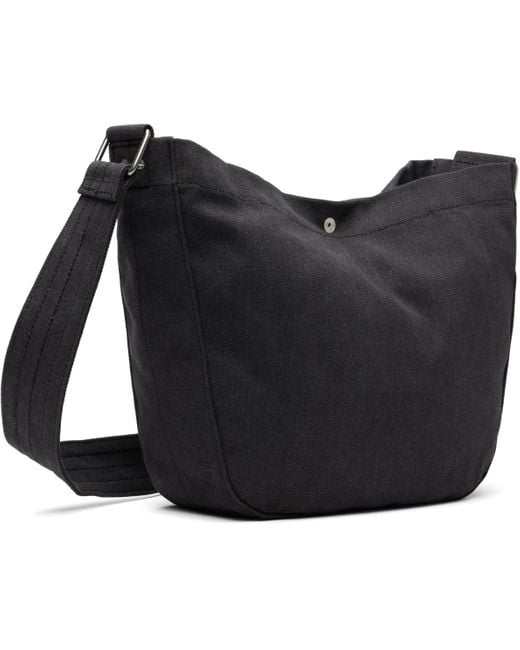 A.P.C. Black Journal Small Satchel for men