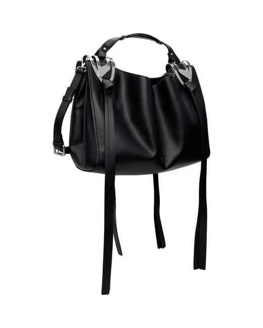 DIESEL Black Knot-D Top Handle Bag