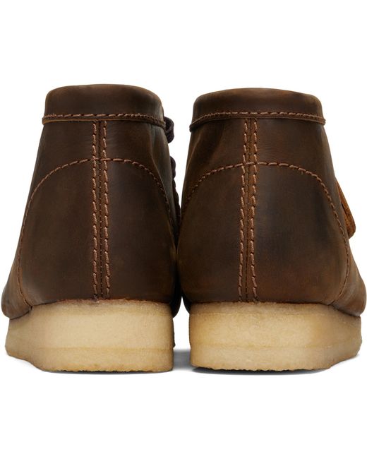 Clarks Black Wallabee Desert Boots for men