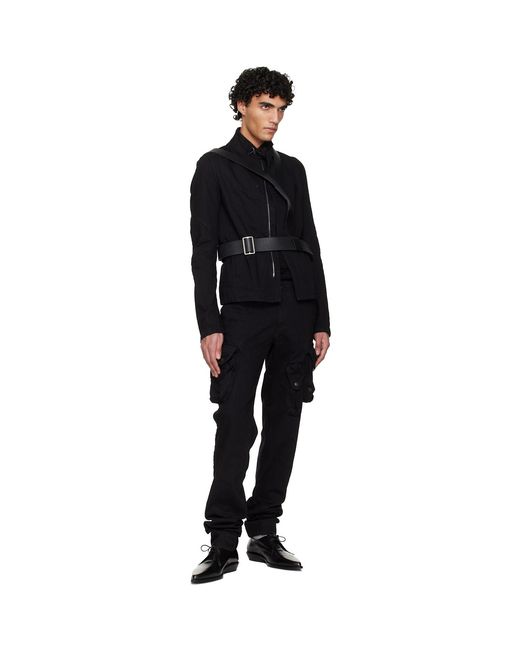 Julius Black Dimensional Body Backpack for men