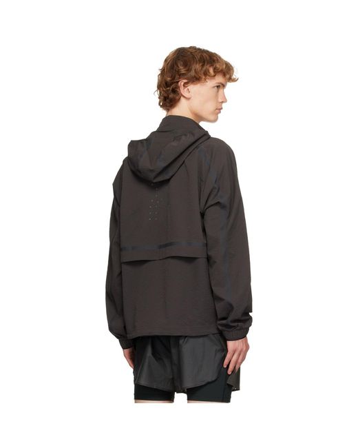 On Shoes Black Performance Volt Running Jacket for men