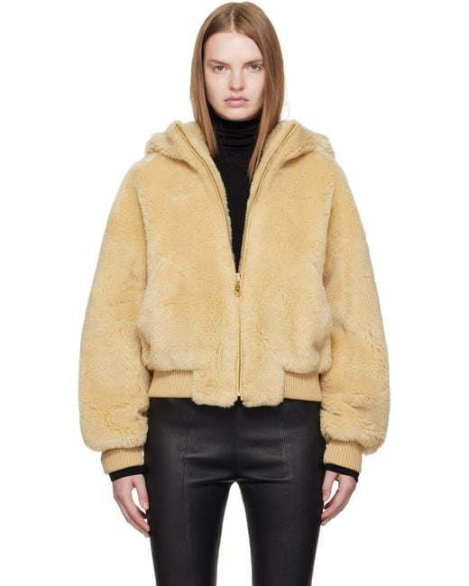 R2W Black Fatima Wool Teddy Jacket