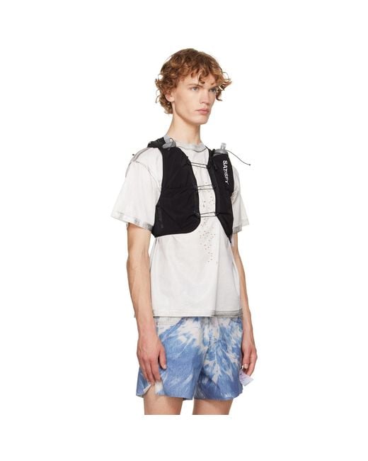 Satisfy White 'Justice Cordura' 5L Hydration Vest for men