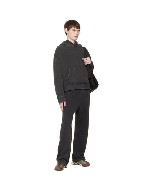 Entire studios Black Heavy Hoodie for men