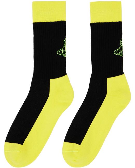 Vivienne Westwood Black Viviee Westwood Sporty Socks for men