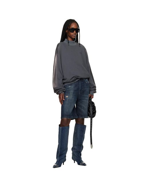 DIESEL Black F-Alexan-S1 Sweatshirt