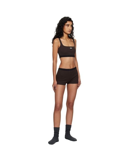 Entire studios Black Lounge Bra