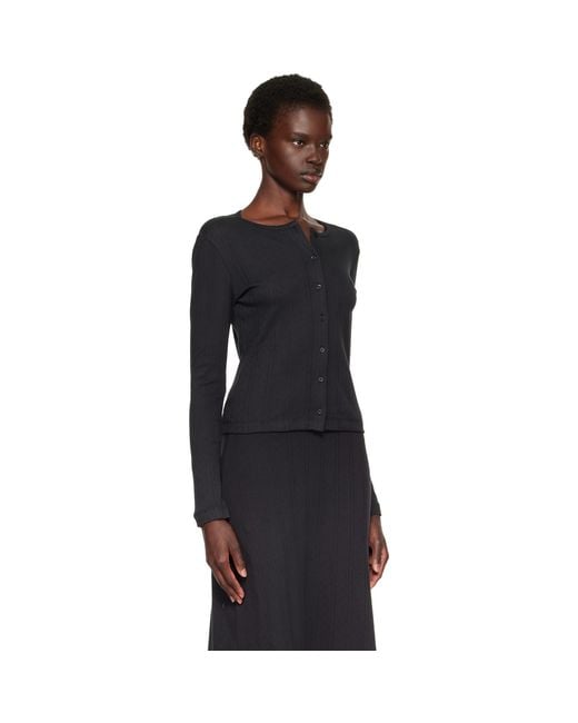 Cou Cou Black 'The Cardigan' Cardigan