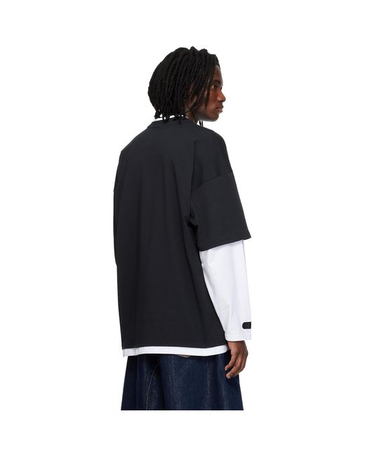 PDF Black T-Shirt for men
