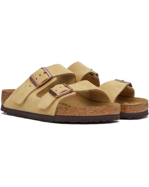 Birkenstock ベージュ Arizona レギュラー サンダル Black