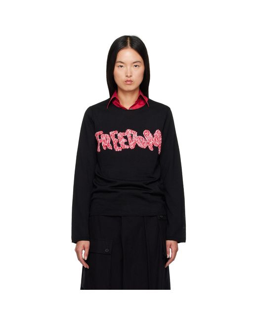 Comme des Garçons Black 'Freedom' Sweater