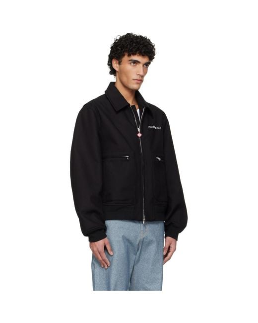 Casablanca Black Wool Jacket for men