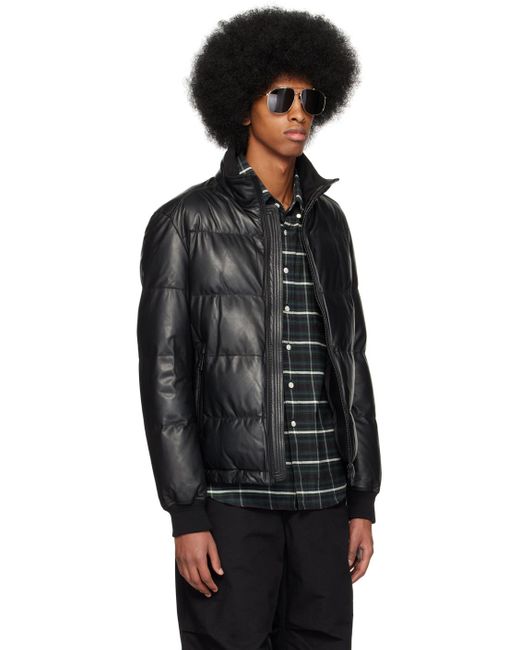 Belstaff Black Axis Leather Jacket for men