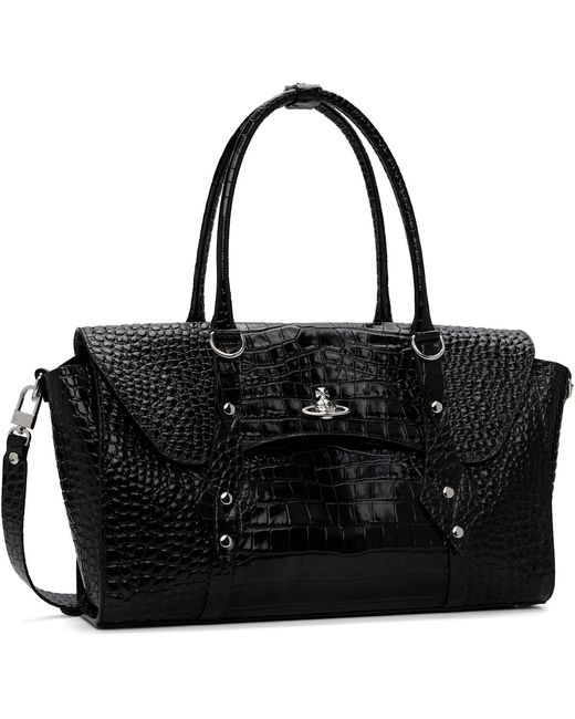Vivienne Westwood Black Bettina Medium Hand Bag for men