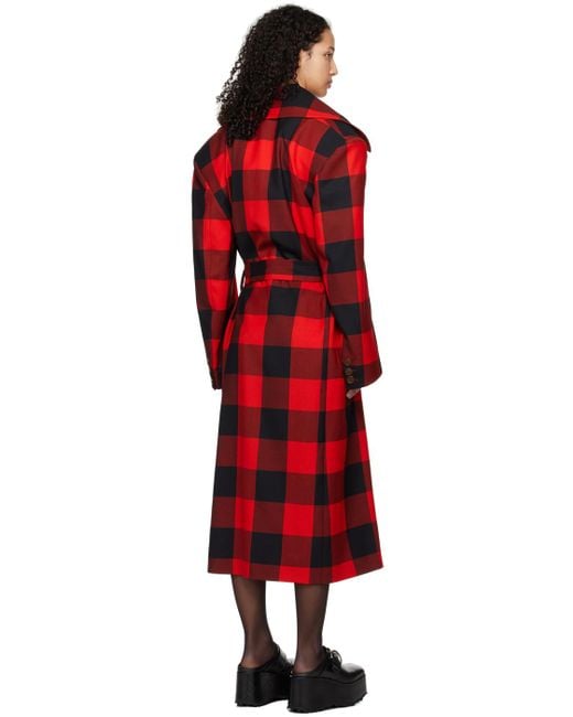 Vivienne Westwood Red Paulina Coat for men