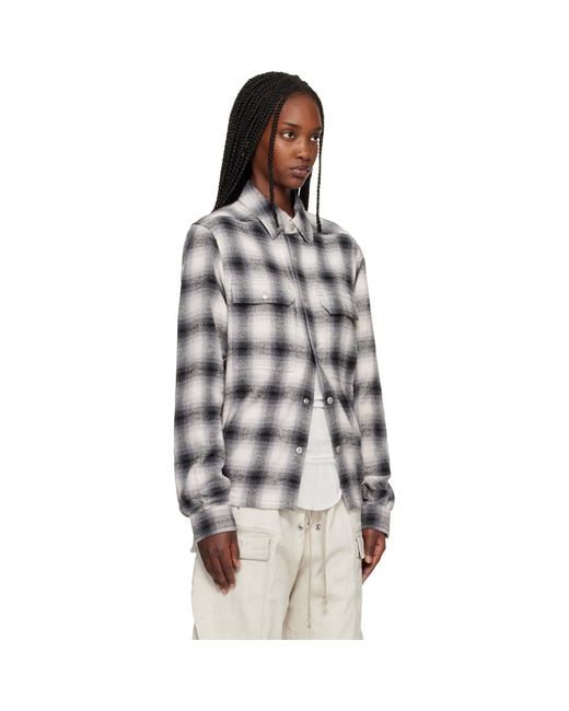 Rick Owens Multicolor Temple Cropped Outershirt