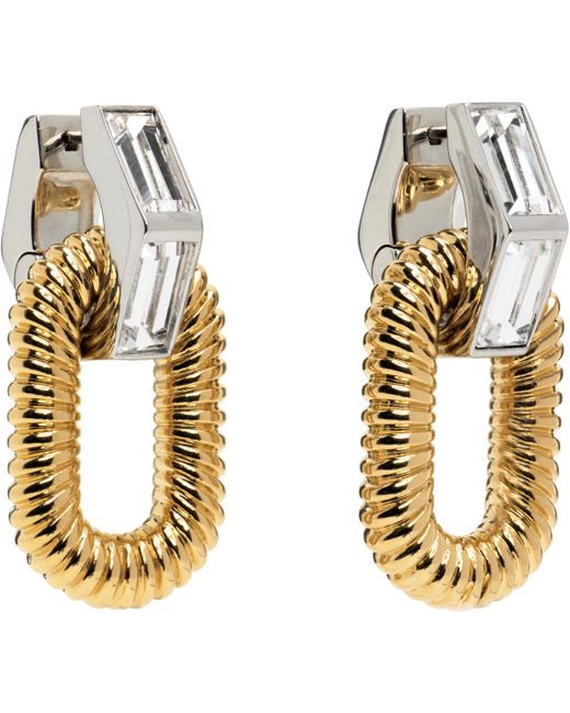Rabanne Metallic Xl Link Earrings