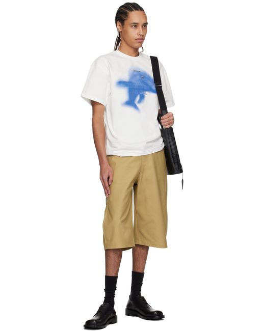 T-Shirt 0105 Blanc Adererror pour homme en coloris Blue