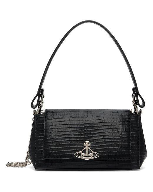 Vivienne Westwood Black Hazel Medium Handbag