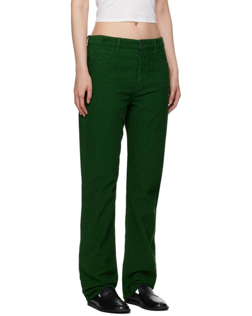 The Row Green Carlind Trousers