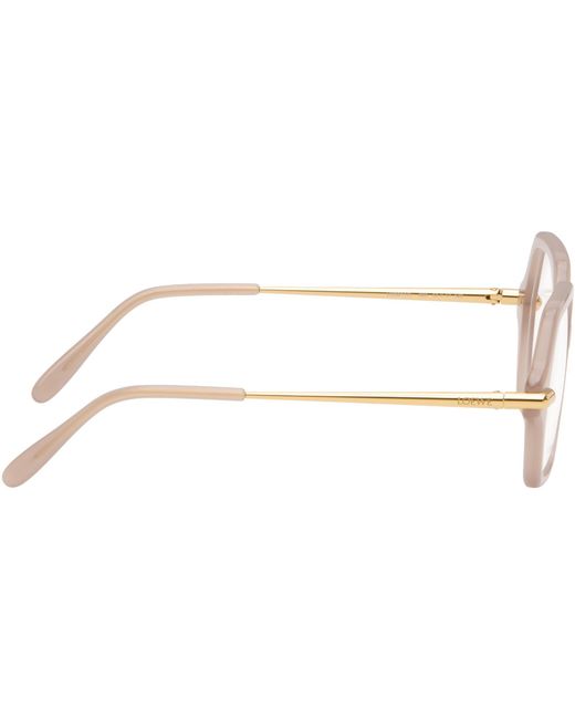 Loewe Brown Taupe Slim Glasses for men