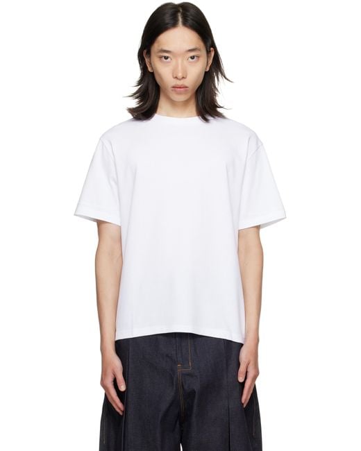 SAGE NATION White Short Sleeve Lock T-Shirt for men