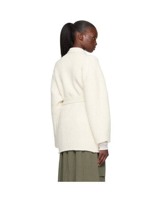 Lauren Manoogian White Off- Coto Cardigan