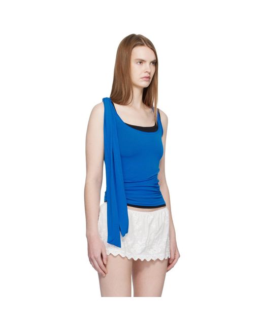 Fruity Booty Blue Uva Layer Tank Top Set