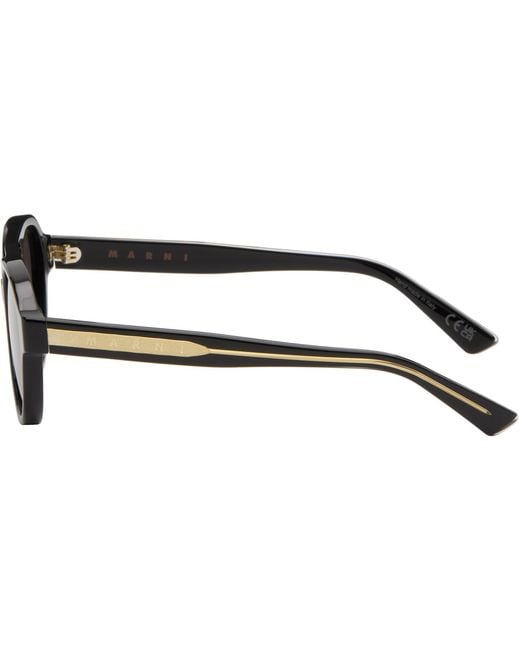 Marni Black Zeanou Sunglasses for men
