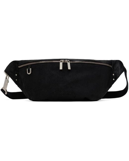 メンズ Rick Owens Porterville バムバッグ ポーチ Black