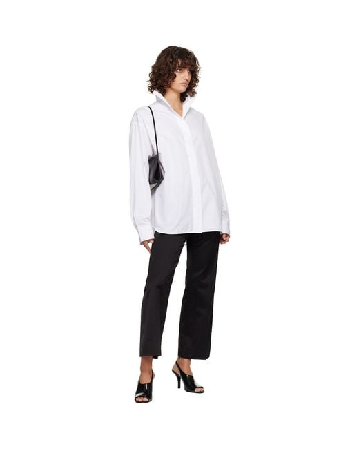 Totême White Sharp Poplin Shirt