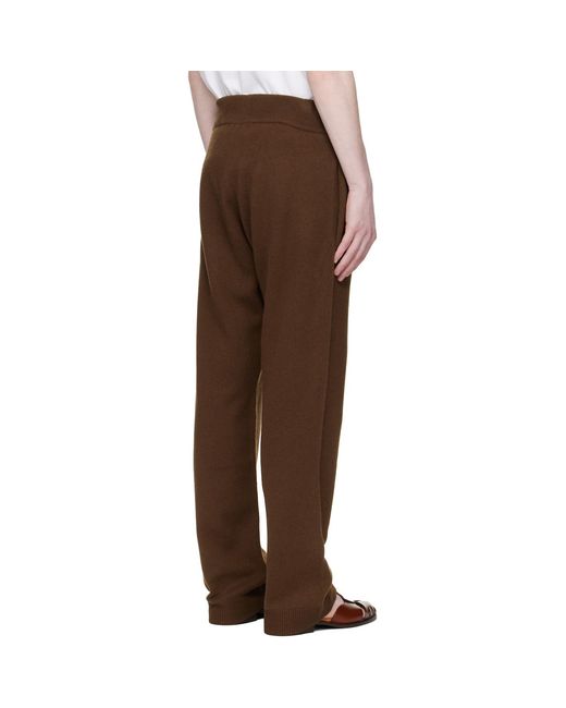 Entire studios Brown Knit Lounge Pants for men