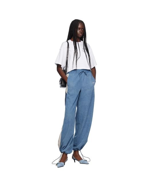 Amiri Blue Paneled Track Pants