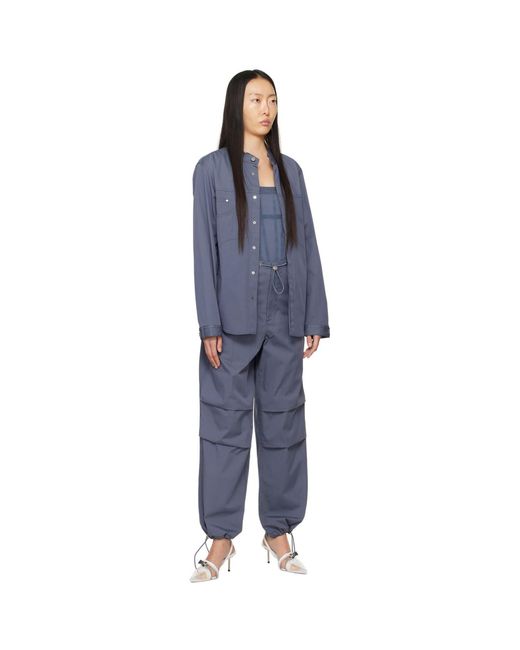 Dion Lee Blue Rivet Denim Jacket