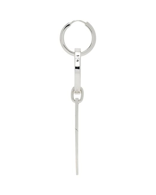 Parts Of 4 Black Hoop V2 Earring for men