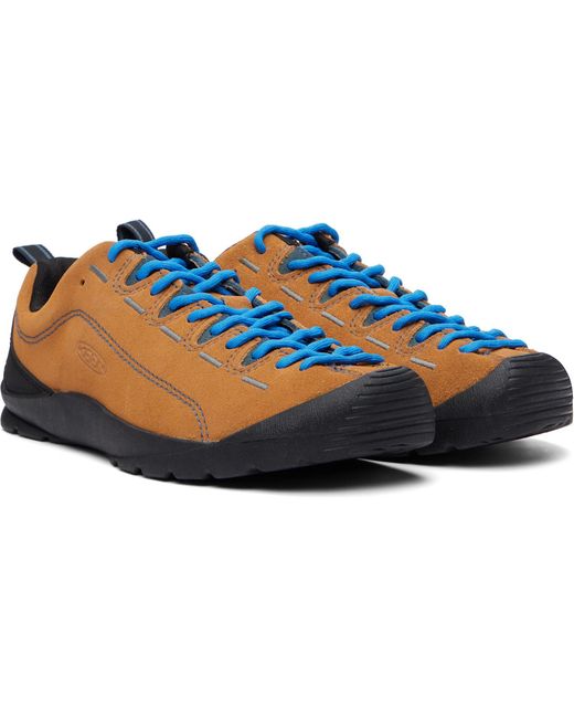 Keen Black Tan Jasper Suede Sneakers for men