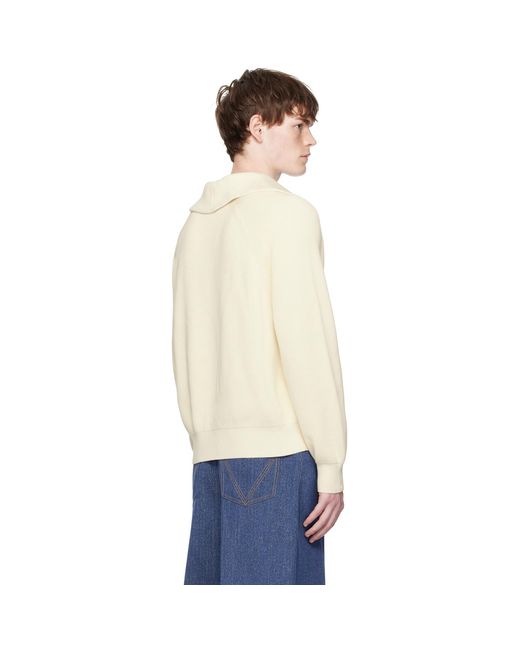 Bottega Veneta Blue Off- English Rib Sweater for men