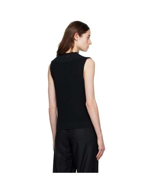 AYA MUSE Black Mason Tank Top