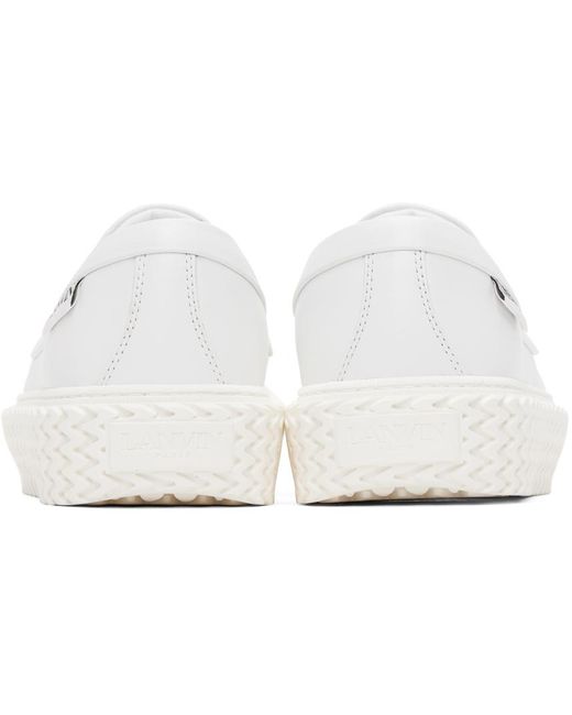 Lanvin Black White Curbies Slip-on Sneakers
