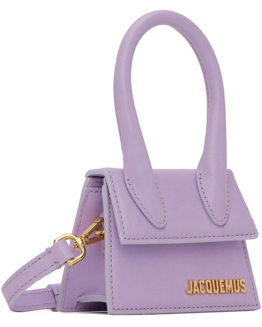Jacquemus Purple Le Papier 'Le Chiquito' Bag