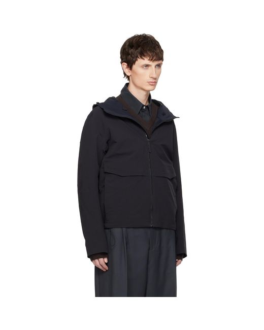 Veilance Black Quartic Jacket for men