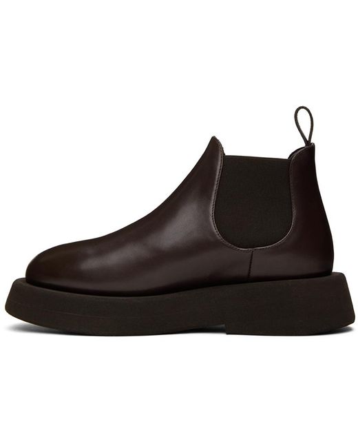 Marsèll Black Brown Gomme Gommellone Boots for men