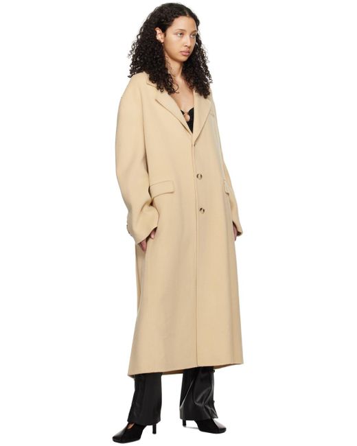 Manteau Veda Nanushka en coloris Natural