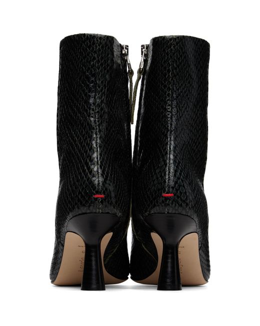 Aeyde Black Vivi Mini Boots