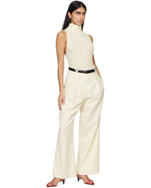 Rohe Natural Off- Tailo Trousers